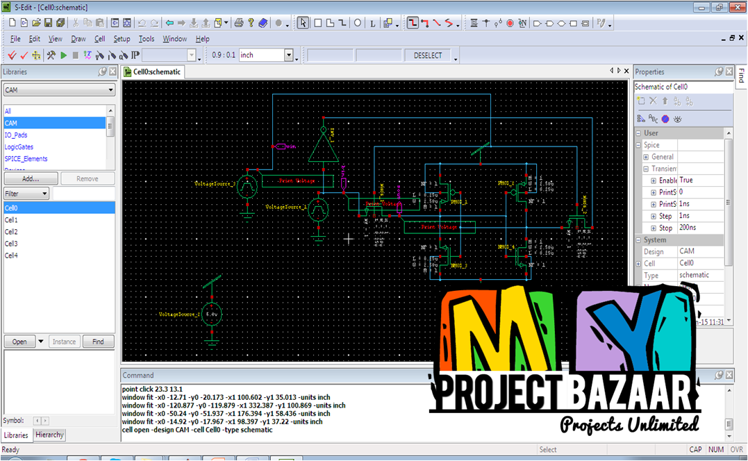 VLSI Project - CMOS, Students projects.