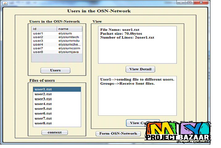 Java Project - Security, btech projects.