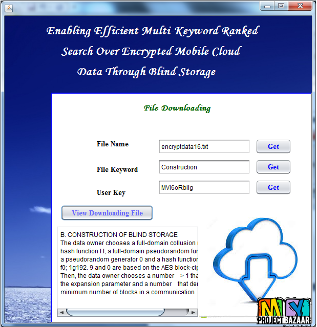 Java Project - Cloud Computing, Students Project