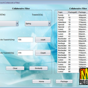 Cocktail Approach for Travel Package Recommendation