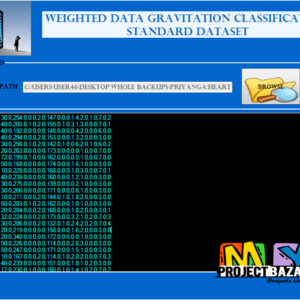 Weighted Data Gravitation Classification for Standard and Imba